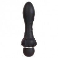 Silicone Anal Vibrator Black