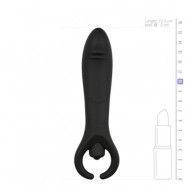 Silicone Anal Vibrator - Black