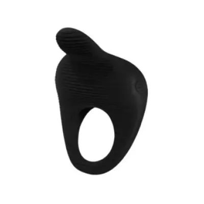 PRETTY LOVE - THIMBLE VIBRATOR RING BLACK