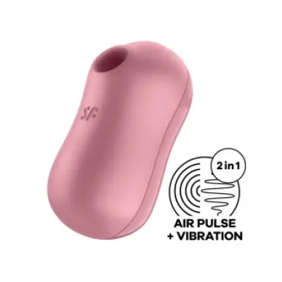 Satisfyer Cotton Candy Air Pulse Stimulator & Vibrator Pink