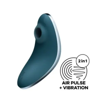 Satisfyer Vulva Lover 1 Air Pulse Stimulator & Vibrator Blue