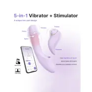 Svakom Duo Glow Thrusting Beaded Vibrator With App