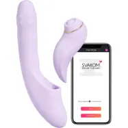 Svakom: DuoGlow, Thrusting Beaded Vibrator + Pulsating Stimulator