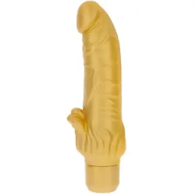Get Real Gold Dicker Stim Vibrator Gold