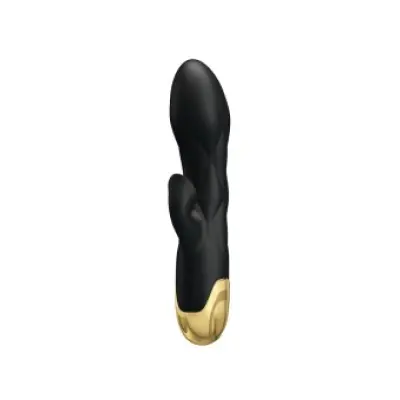 Pretty Love Black Rechargeable Gold Plated Luxury Vibrator