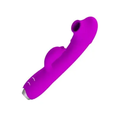 Pretty Love Regina Vibrator Rechargeable Stimulating Waves Purple