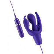 TRIPLE VENUS TRAP VIBRATOR PURPLE