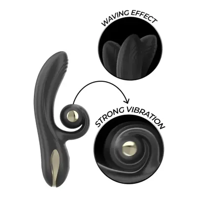 Twister Vibrator With Curve Stimulator& Rotation