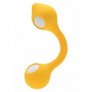 VI-BO TWIN ORB YELLOW - mini vibrator