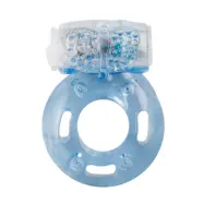 Vibrating Cockring with Studded Clitoral Stimulator -EasyToys