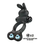 Vibrating Penis Ring With Steel Balls