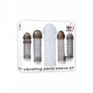 VIBRATING PENIS SLEEVE KIT - 5st Penisöverdrag