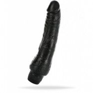 Vinyl P-shape Vibrator Black 21cm