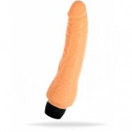 Vinyl P-shape Vibrator Nude 20cm