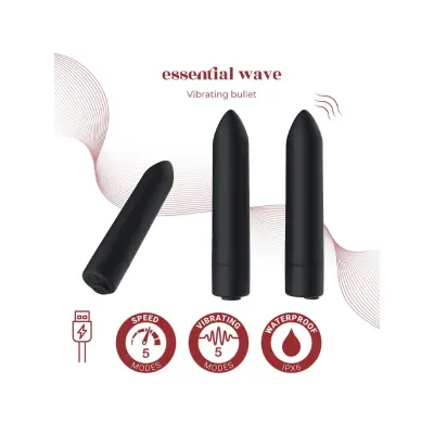 Wave Rechargeable Vibrating Bullet