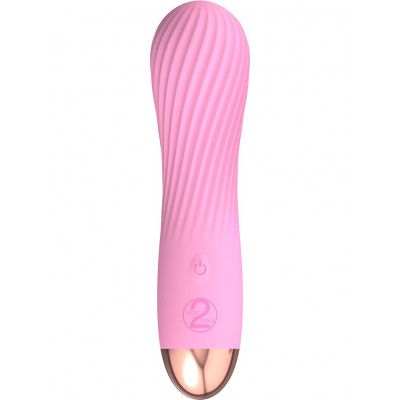 You2Toys: Cuties Pink, Ribbed Mini Vibrator