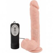 You2Toys: Medical Silicone Vibrator, Vibrating and Thrusting, 21 cm