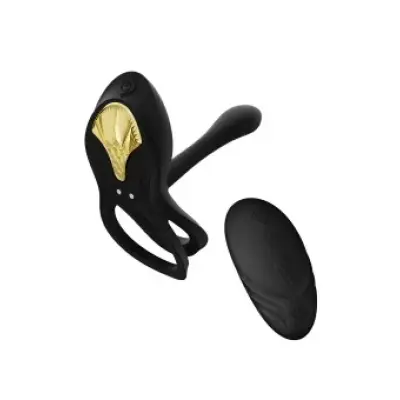 Zalo Bayek Vibrating Couples Ring Black