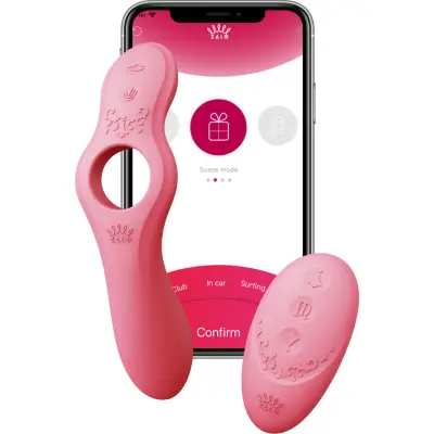 Zalo: Jessica Set, Remote Couples Massager, rosa