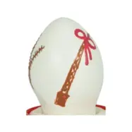 Condomerie Handpainted Novelty Condoms Easter Egg White