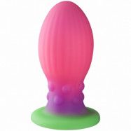 Creature Cocks Xeno Egg Glow In The Dark Silikonägg 17 cm - Blandade färger