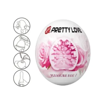 Pretty Love Male Masturbator Egg Pink