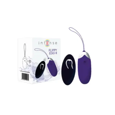 Intense Flippy Ii Vibrating Egg With Remote Control Purple
