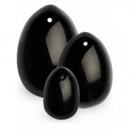 La Gemmes: Yoni Egg Set, Black Obsidian