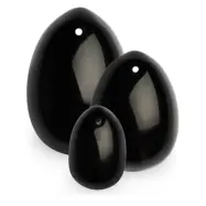 La Gemmes: Yoni Egg Set, Black Obsidian