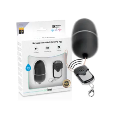 Online Remote Control Vibrating Egg M Black