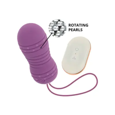 Ohmama Remote Control Rotating Egg 7 Patterns Purple