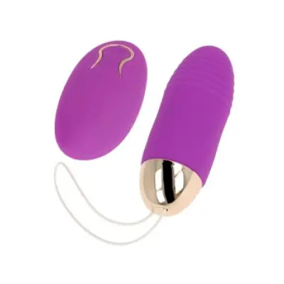 Ohmama Remote Control Vibrating Egg 10 Speeds Purple