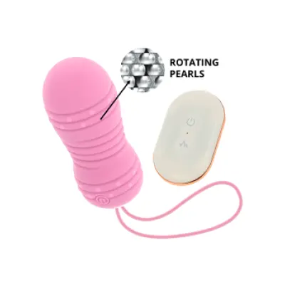 Ohmama Remote Control Egg 7 Modes Rotation Pink