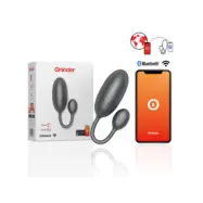 ONINDER - TOKYO VIBRATING EGG BLACK 7.5 X 3.2 CM FREE APP