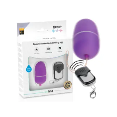 Online Remote Control Vibrating Egg M Purple