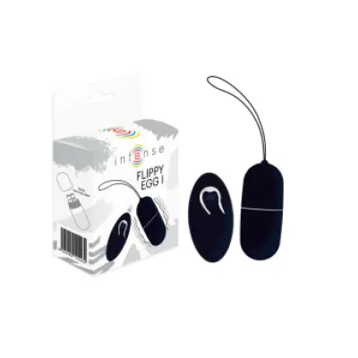 Intense Flippy I Vibrating Egg With Remote Control Black