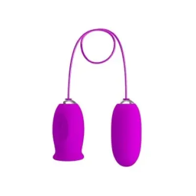 Pretty Love Daisy Dual Egg Rechargeable Vibrator Purple