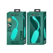 Pretty Love Kirk Rechargeable Vibrating Egg Aqua Green