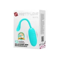 Pretty Love Kirk Rechargeable Vibrating Egg Light Green