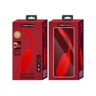 Pretty Love Kirk Rechargeable Vibrating Egg Red