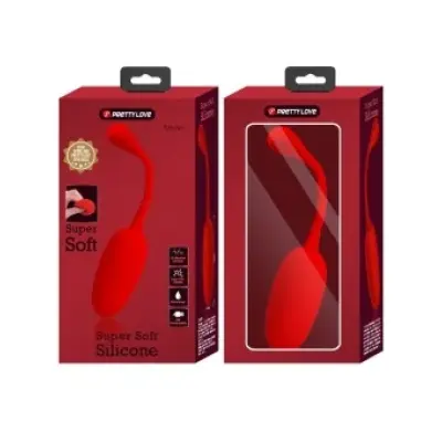 Pretty Love Knucker Red Rechargeable Vibrating Egg