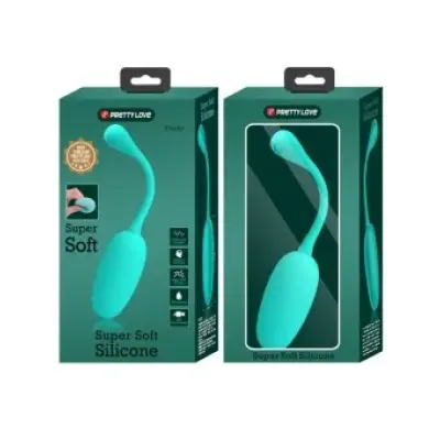 Pretty Love Knucker Water Green Rechargeable Vibrating Egg
