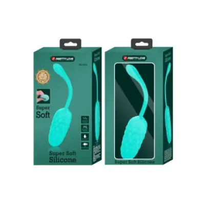 Pretty Love Vibrating Egg With Aqua Green Rechargeable Marine Texture