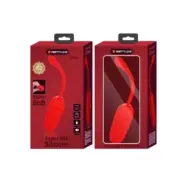 Pretty Love Vibrating Egg With Red Rechargeable Marine Texture
