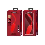 Pretty Love Vibrating Egg With Red Rechargeable Marine Texture