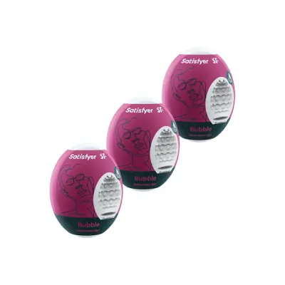 Satisfyer Masturbator Egg Bubble 3-pcs