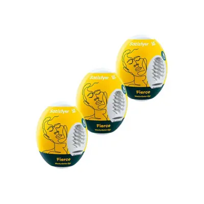 Satisfyer Masturbator Egg Fierce 3-pcs