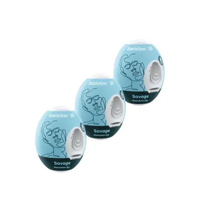 Satisfyer Masturbator Egg Savage 3-pcs