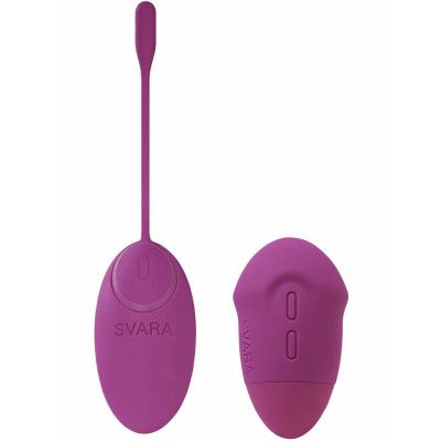 Svara: Zirra, Vibrating Egg with Remote, lila