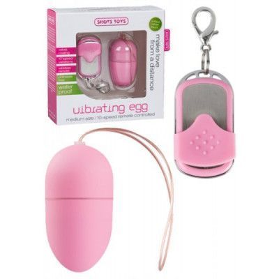 Vibrating Wireless Egg Medium Pink